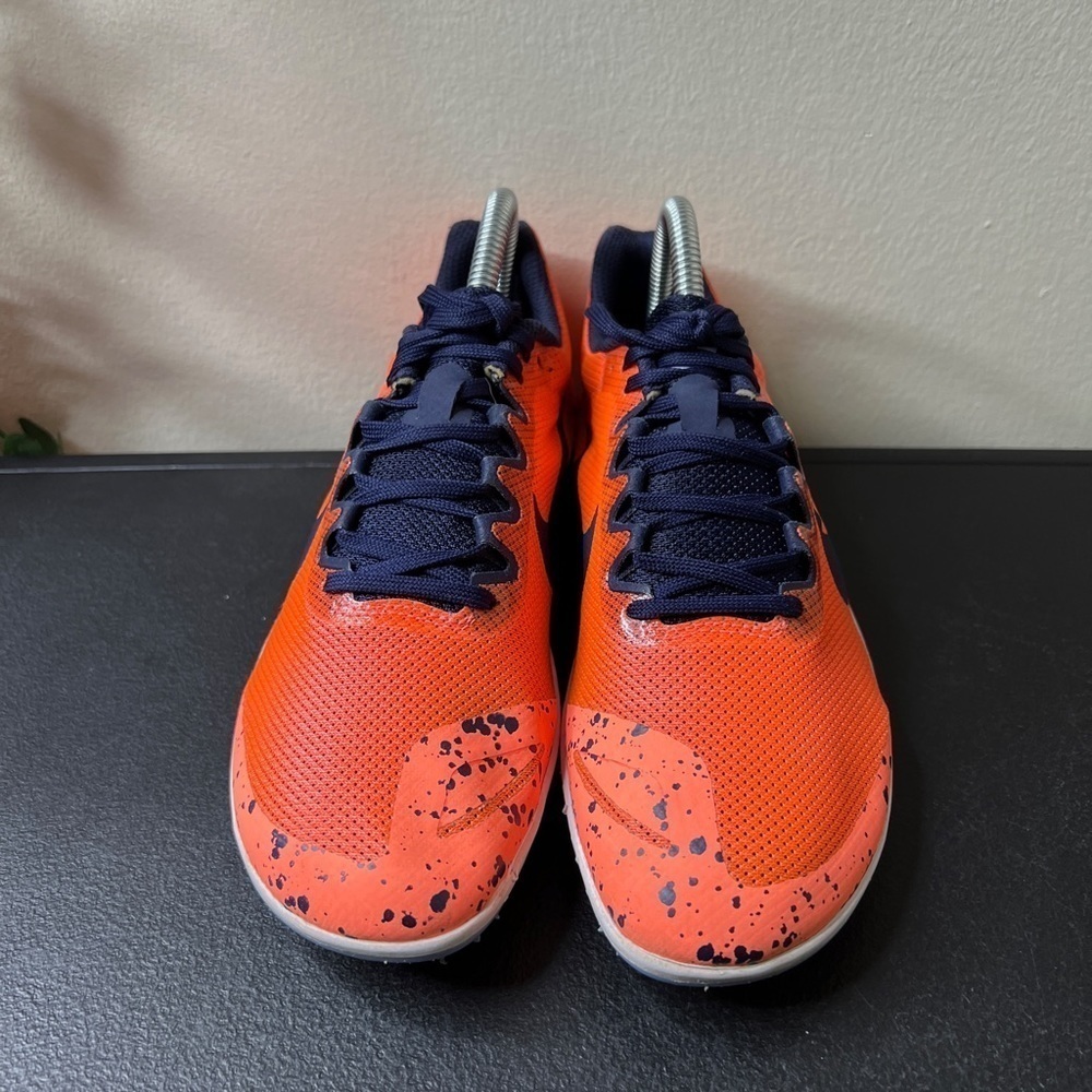 NIKE Zoom Rival D 10 Track Spikes US Women's Sz 7.5 Bright Mango Running 🌹 - Picture 14 of 16